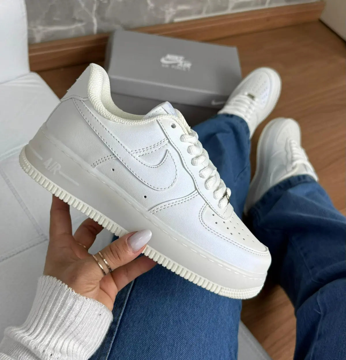Nike Air Force Branco Gelo